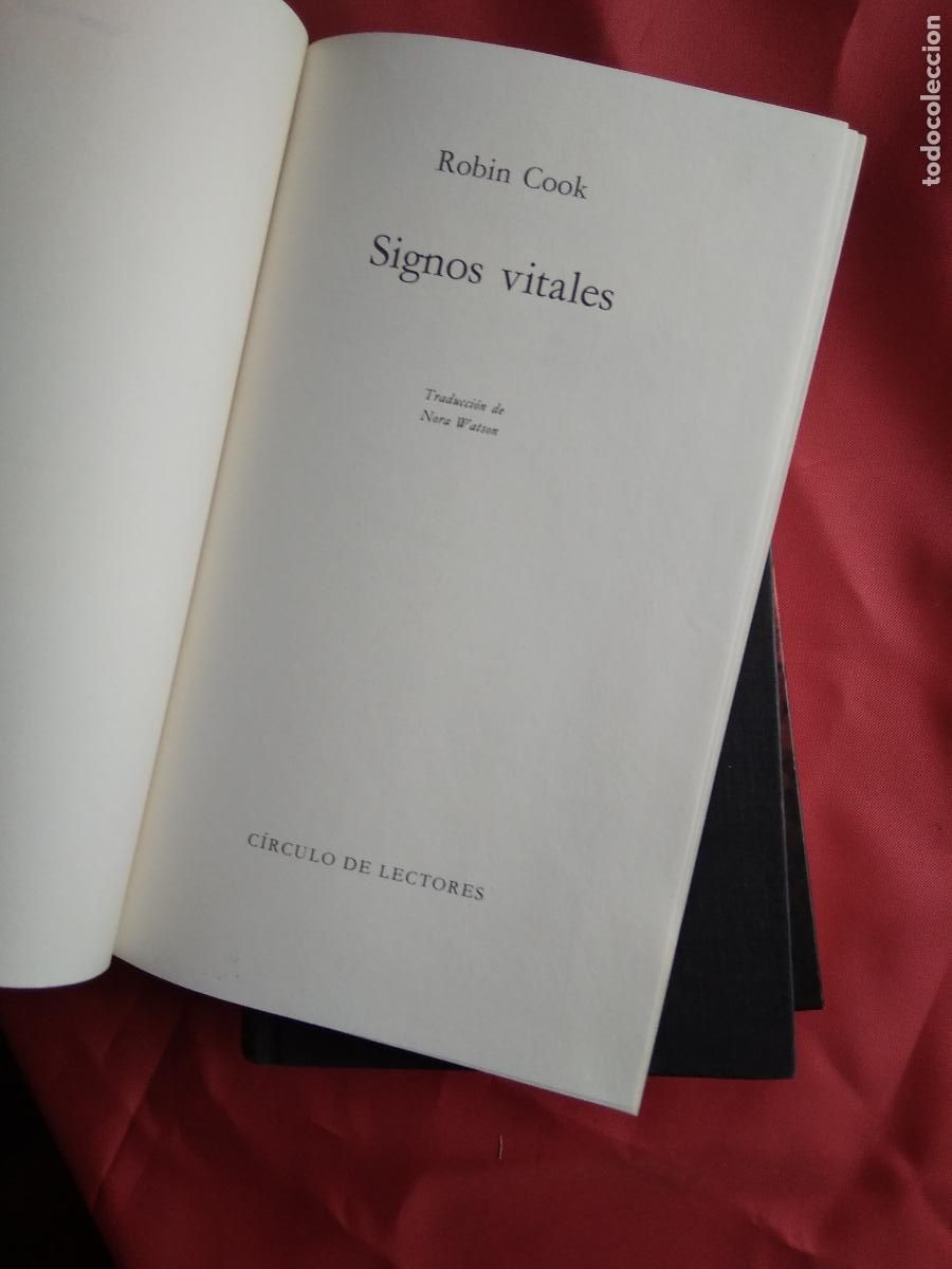 Libros: Signos vitales. Robin Cook L.22975-1024 - Foto 3