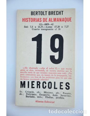 Libros: Historias de Almanaque - BRECHT, Beltrolt - Foto 1