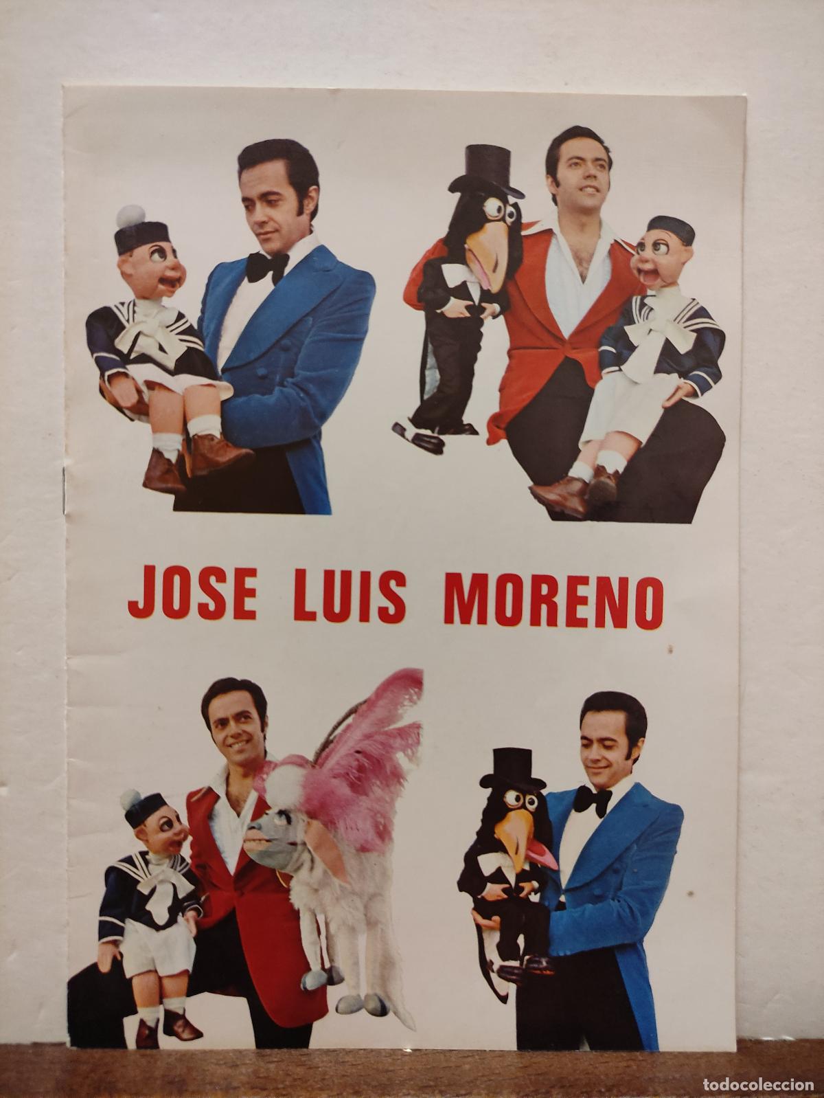 Libros: JOSE LUIS MORENO - FOLLETO - Foto 1