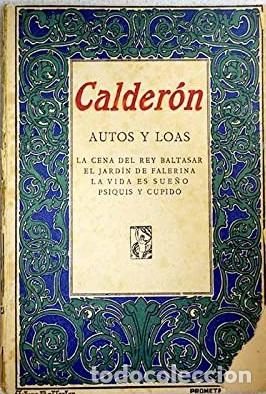 Libros: AUTOS Y LOAS - CALDERON - Foto 1