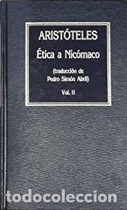 Libros: ETICA A NICOMACO VOL II - ARISTOTELES - Foto 1