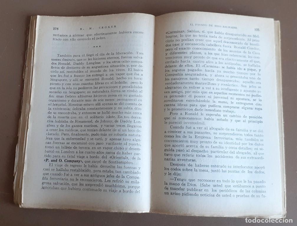 Libros: EL PASADO DE MISS BALMAINE - B. M. Croker - Foto 4