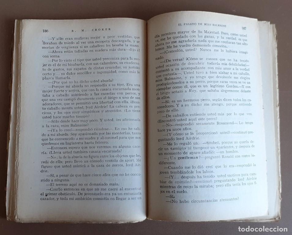 Libros: EL PASADO DE MISS BALMAINE - B. M. Croker - Foto 5