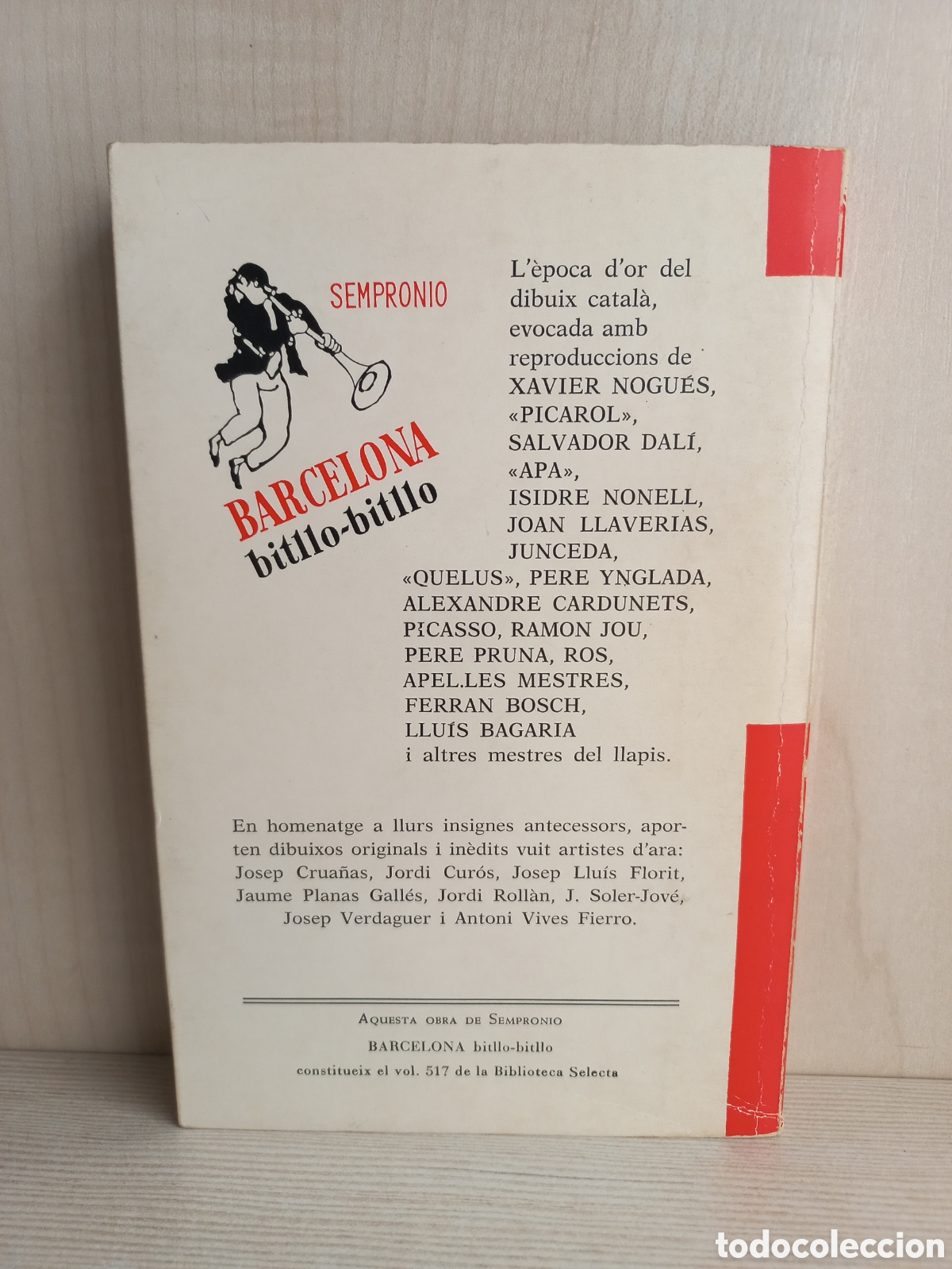 Libros: Barcelona Bitllo-bitllo. Sempronio. Selecta, primera edici&oacute;n, 1986. Ilustrado. Catal&aacute;n. - Foto 3