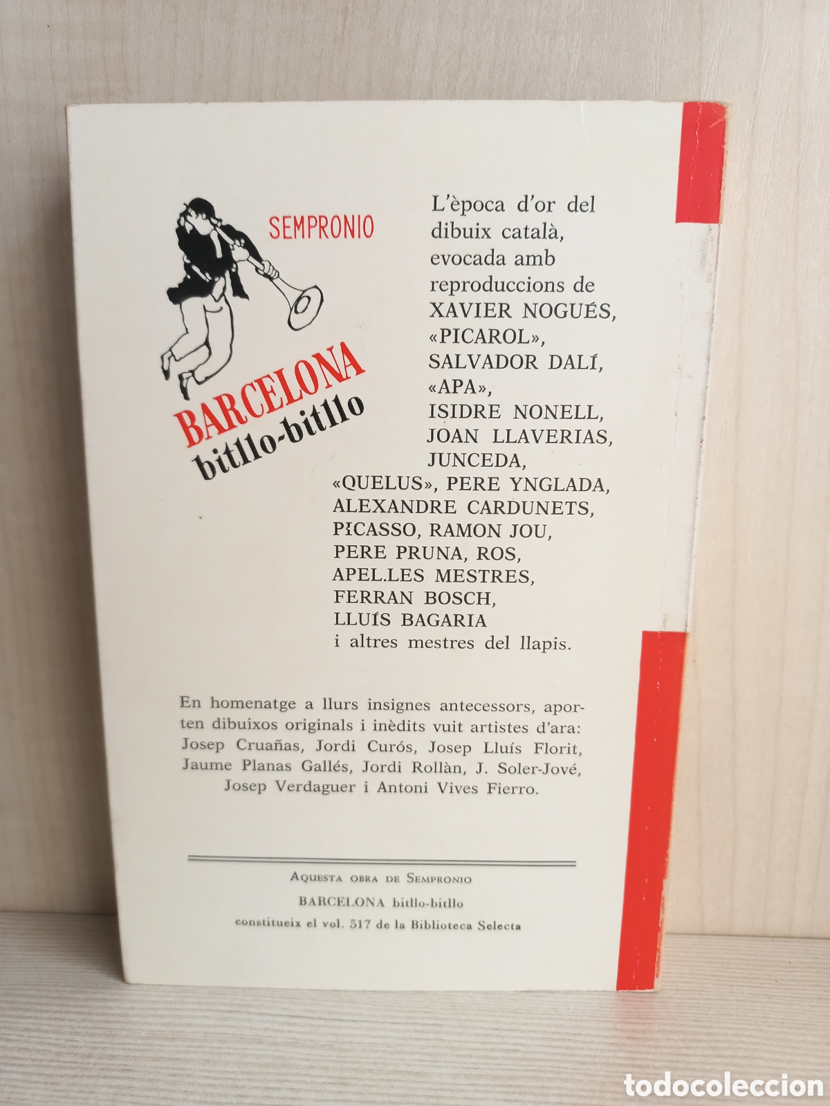 Libros: Barcelona Bitllo-bitllo. Sempronio. Selecta, primera edici&oacute;n, 1986. Ilustrado. Catal&aacute;n. - Foto 3