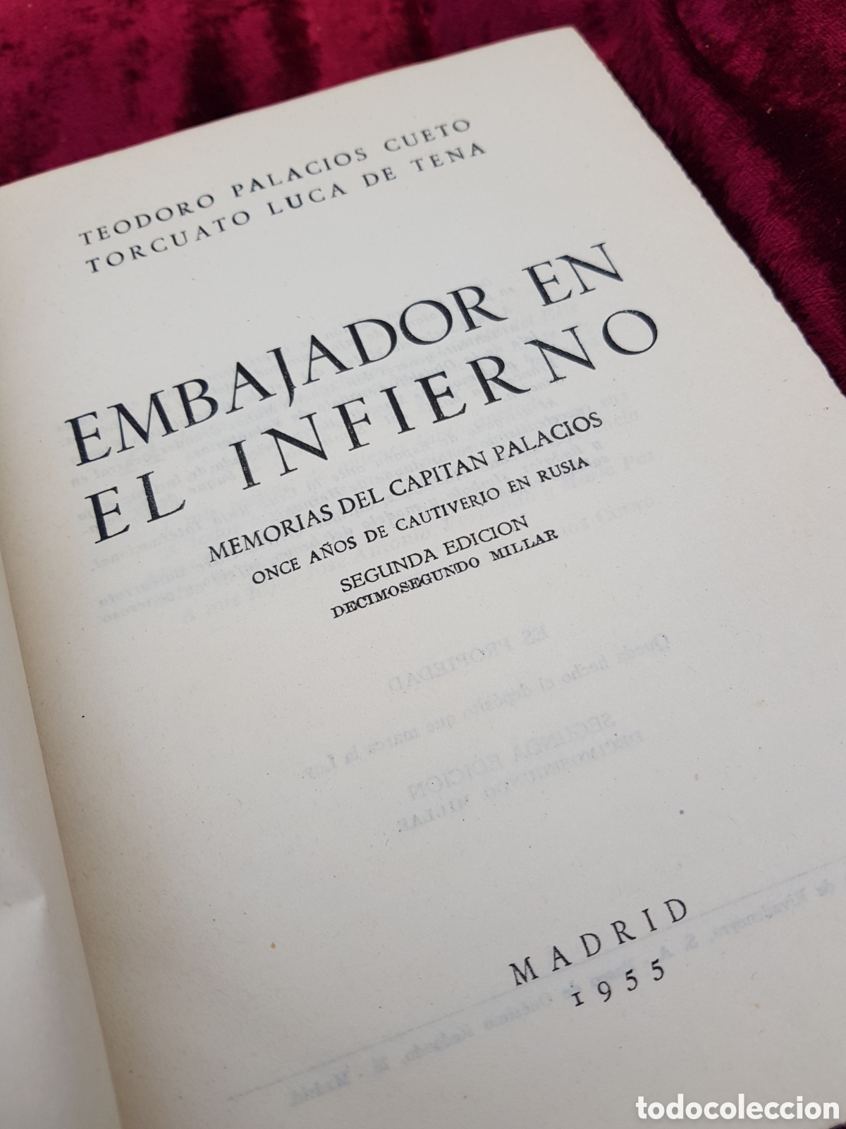 Libros: ESPECTACULAR Y ANTIGUO LIBRO DE LA DIVISI&Oacute;N AZUL DE GALA TAPAS EN PIEL VERSI&Oacute;N DE LUJO - Foto 4