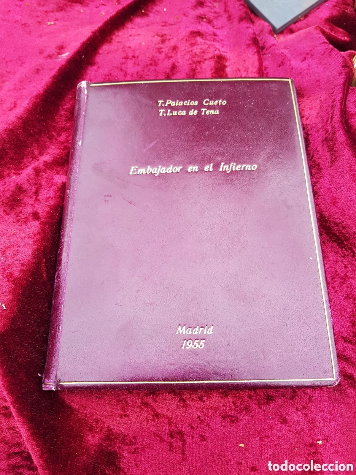 B&uuml;cher: ESPECTACULAR Y ANTIGUO LIBRO DE LA DIVISI&Oacute;N AZUL DE GALA TAPAS EN PIEL VERSI&Oacute;N DE LUJO