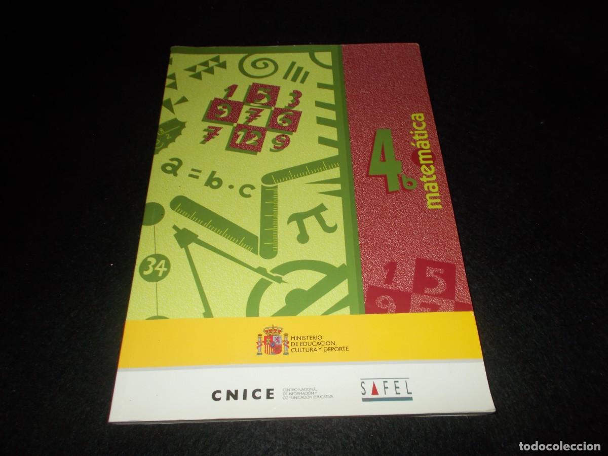 Libros: MATEM&Aacute;TICA 4B. CNICE-SAFEL 2004. Matem&aacute;ticas. Libro. Con Tiras de Comic Mafalda - Foto 1