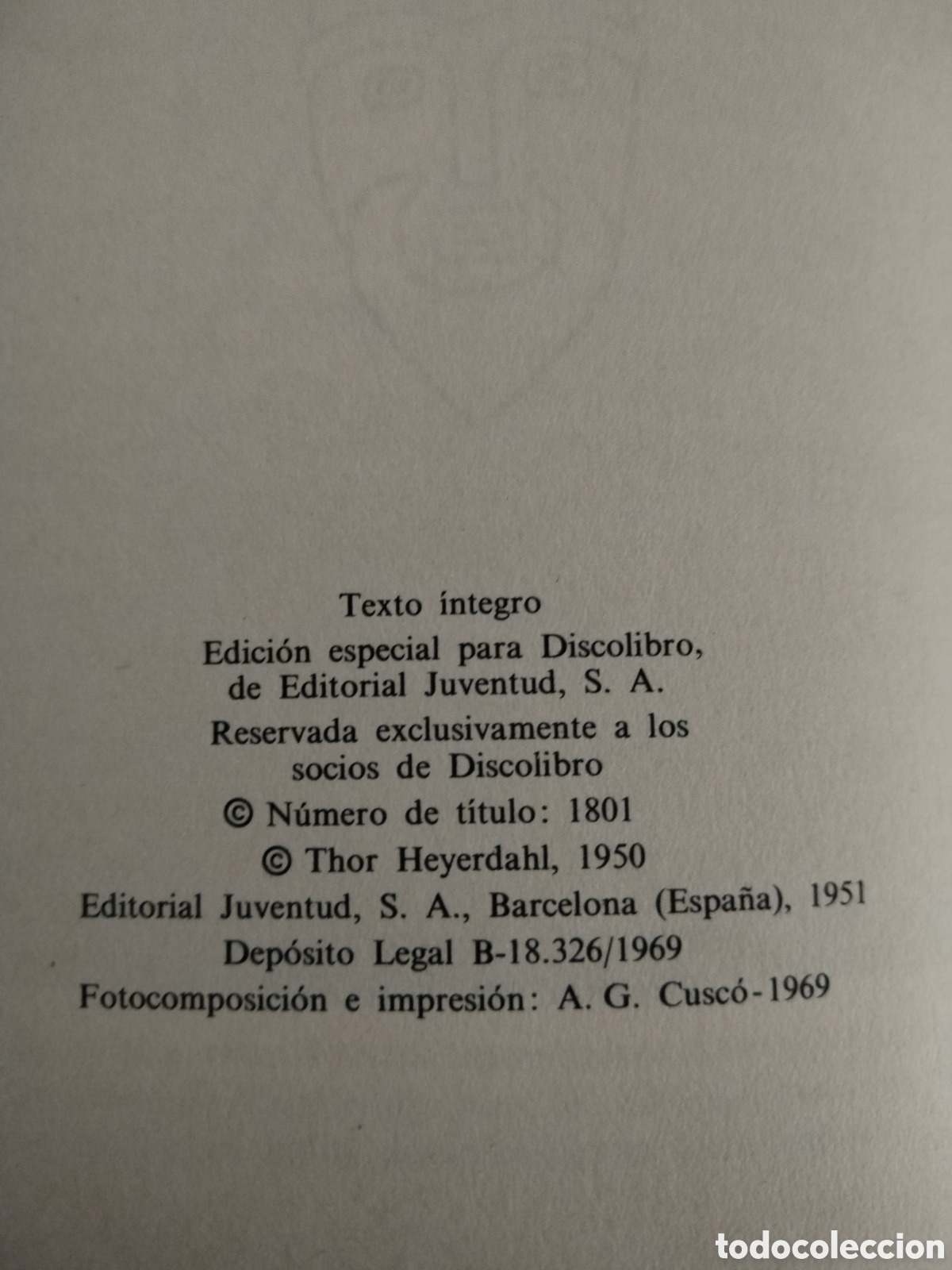 Libros: La expedici&oacute;n de la Kon-Tiki Thor Heyerdahl - Foto 4