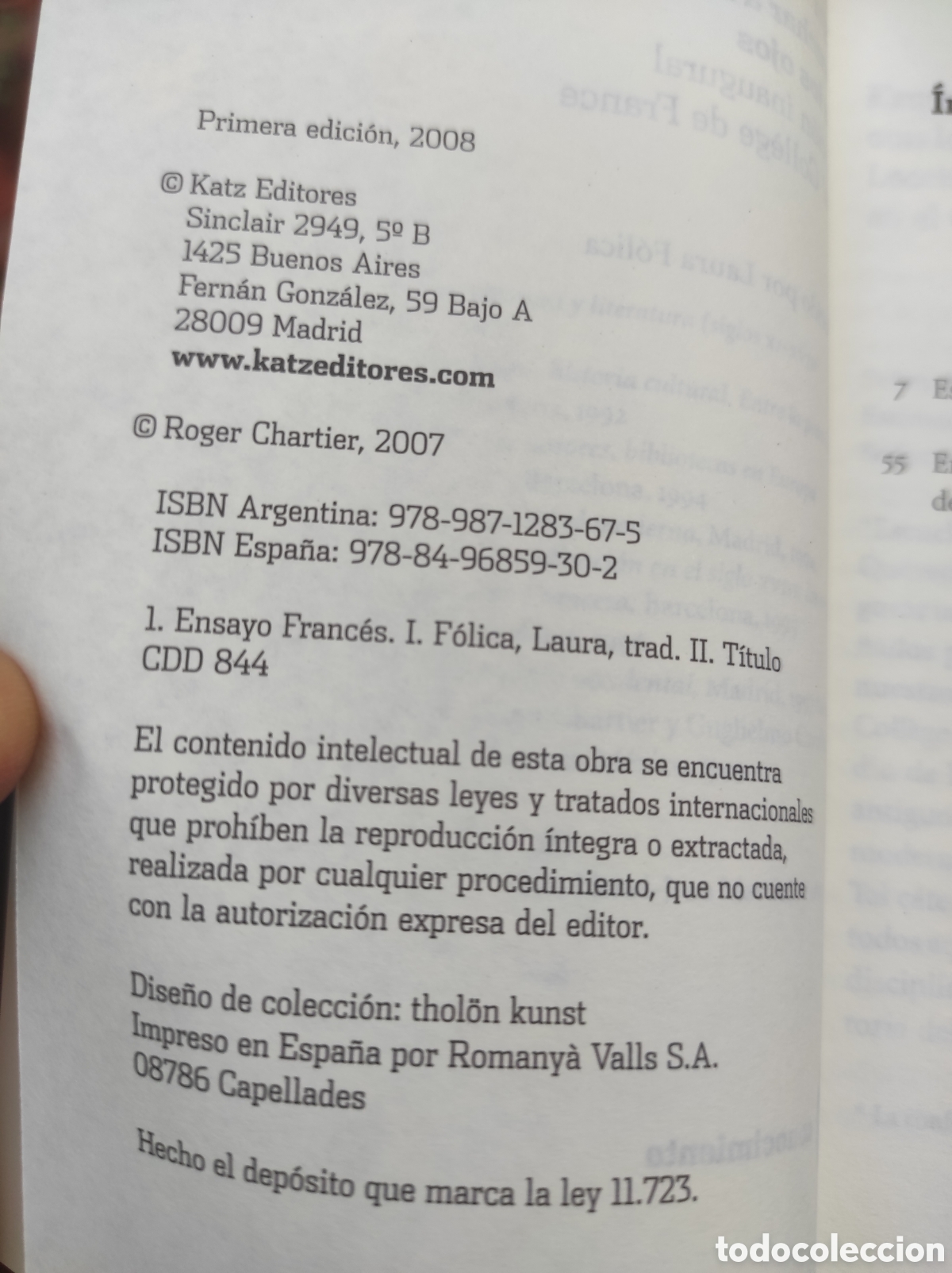 Libros: Escuchar a los muertos con los ojos - Roger Chartier - Foto 3