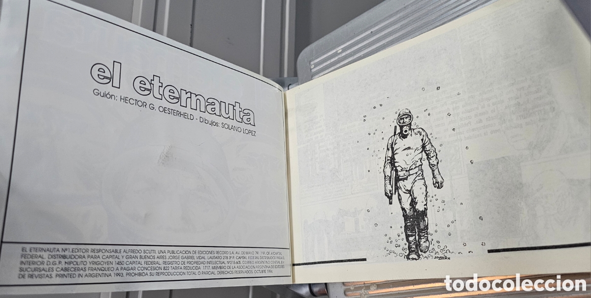 Libros: Record. El eternauta. Primera 1&ordf; parte. Hector G. Oesterheld. Solano Lopez. - Foto 2