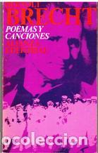 Libros: POEMAS Y CANCIONES - BERTOLT BRECH - Foto 1