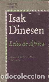 Libros: LEJOS DE AFRICA - ISAK DINESEN - Foto 1