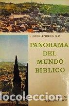 Libros: PANORAMA DEL MUNDO BIBLICO - L. GROLLENBERG, O. P. - Foto 1