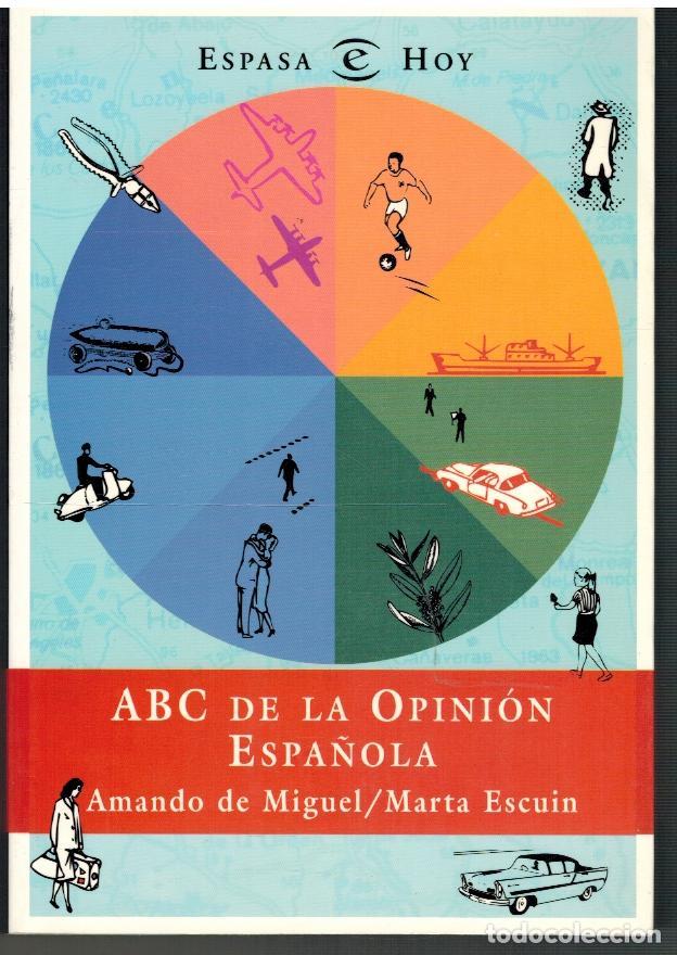 Libros: ABC DE LA OPINION ESPA&Ntilde;OLA - AMANDO DE MIGUEL / MARTA ESCUIN - Foto 1