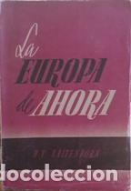 Libros: LA EUROPA DE AHORA - H. V. KALTENBORN - Foto 1