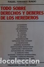 Livros em segunda m&atilde;o: TODO SOBRE DERECHOS Y DEBERES DE LOS HEREDEROS - RAQUEL FERRANDO BUNDIO