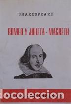 Libros: ROMEO Y JULIETA / MACBETH - WILLIAM SHAKESPEARE - Foto 1