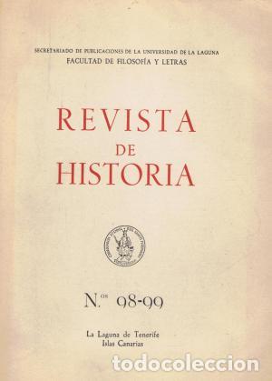 B&uuml;cher: REVISTA DE HISTORIA NUMEROS 95-96 - SECRETARIADO DE PUBLICACIONES DE LA UNIVERSIDAD DE LA LAGUNA FAC