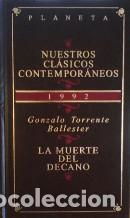 Libros: LA MUERTE DEL DECANO - GONZALO TORRENTE BALLESTER - Foto 1