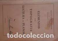 Libros: ELEMENTOS DE TOPOGRAFIA Y LECTURA DE PLANOS - MAXIMO GARCIA VICENTE - Foto 1