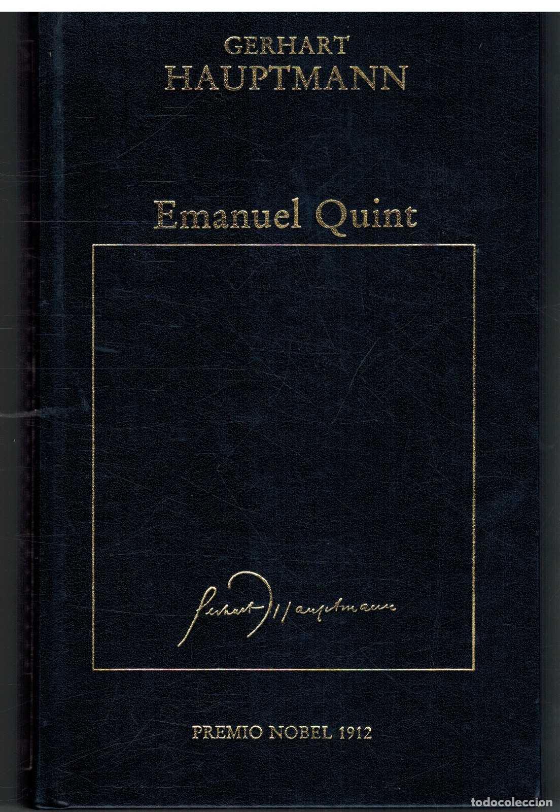 Libros: EMANUEL QUINT - GERHART HAUPTMANN - Foto 1