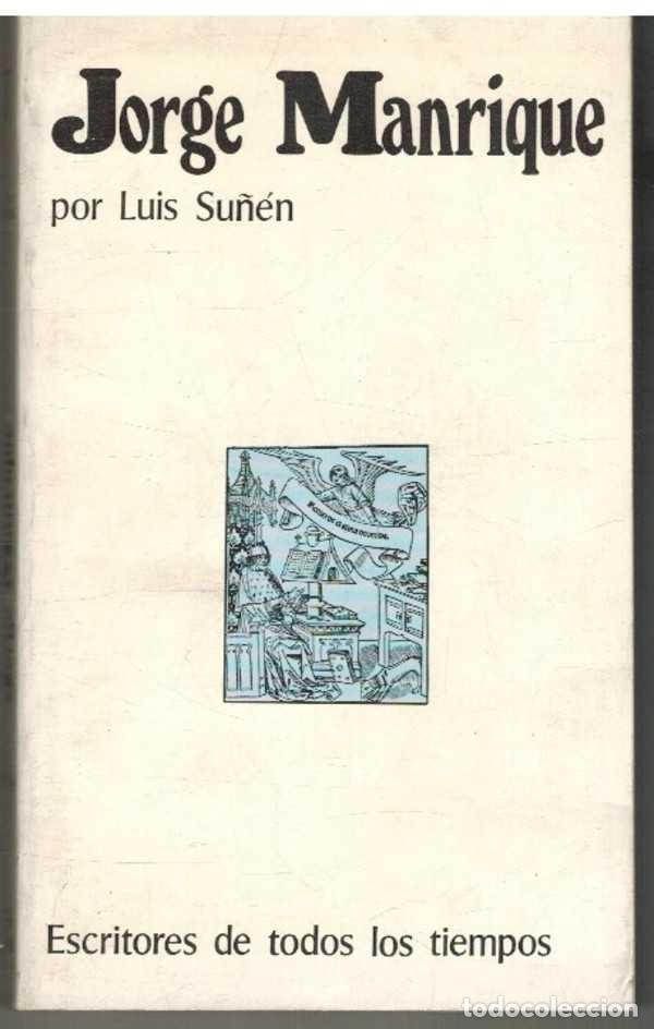 Libros: JORGE MANRIQUE - LUIS SU&Ntilde;EN - Foto 1