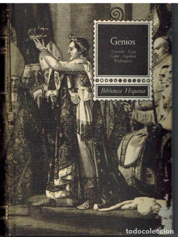 Libros: GENIOS (CERVANTES - GOYA - COLON - NAPOLEON - WASHINGTON) - - - Foto 1