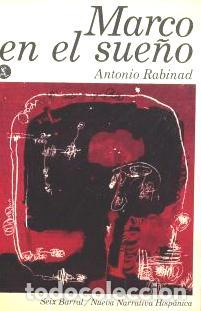 Libros: MARCO EN EL SUE&Ntilde;O - ANTONIO RABINAD - Foto 1