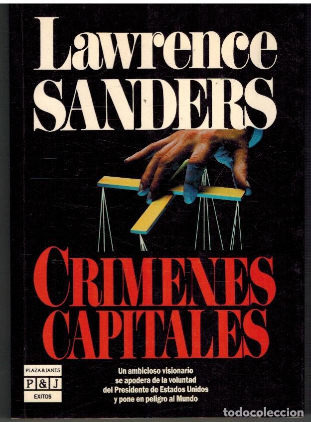 Libros: CRIMENES CAPITALES - LAWRENCE SANDERS - Foto 1