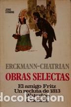 Libros: OBRAS SELECTAS - ERCKMANN-CHATRIAN - Foto 1