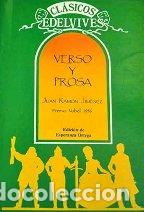 Libros: VERSO Y PROSA - JUAN RAMON JIMENEZ - Foto 1