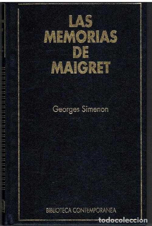 Libros: LAS MEMORIAS DE MAIGRET - GEORGES SIMENON - Foto 1