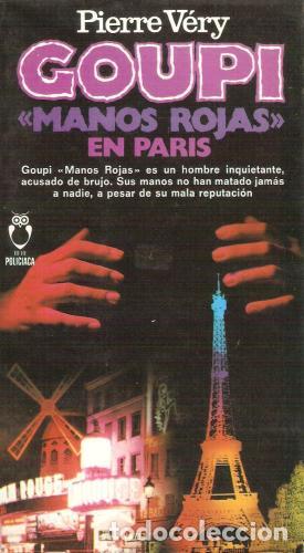 Libros: COUPI MANOS ROJAS EN PAR&Iacute;S - PIERRE V&Eacute;RY - Foto 1
