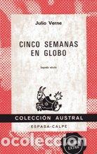 Libros: CINCO SEMANAS EN GLOBO - JULIO VERNE - Foto 1