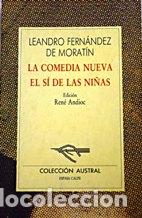 Libros: LA COMEDIA NUEVA / EL SI DE LAS NI&Ntilde;AS - LEANDRO FERNANDEZ MORATIN - Foto 1