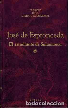 Libros: EL ESTUDIANTE DE SALAMANCA - JOSE DE ESPRONCEDA - Foto 1