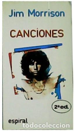 Libros: CANCIONES - JIM MORRISON - Foto 1
