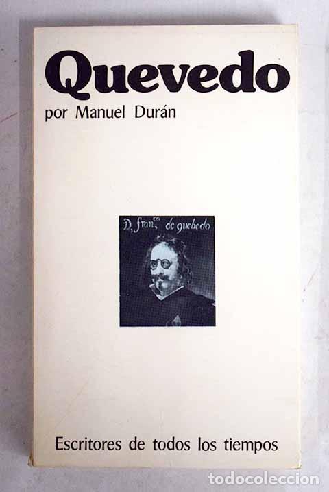 Libros: FRANCISCO DE QUEVEDO TOMO 2 - MANUEL DURAN - Foto 1