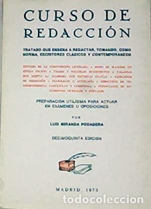 Libros: CURSO DE REDACCION - LUIS MIRANDA PODADERA - Foto 1