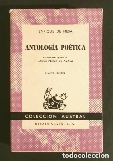 Libros: ANTOLOGIA POETICA - ENRIQUE DE MESA - Foto 1