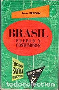 Libros: BRASIL. PUEBLO Y COSTUMBRES - ROSE BROWN - Foto 1