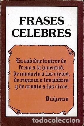 Libros: FRASES CELEBRES - F. CAUDET YARZA - Foto 1