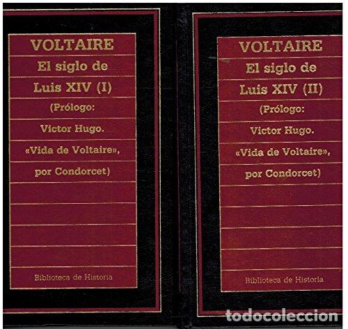 Libros: EL SIGLO DE LUIS XIV I / II - VOLTAIRE - Foto 1