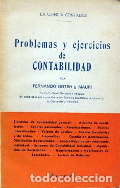 Libros: PROBLEMAS Y EJERCICIOS DE CONTABILIDAD - FERNANDO BOTER Y MAURI - Foto 1