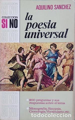 Libros: LA POESIA UNIVERSAL - AQUILINO SANCHEZ - Foto 1