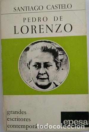 Libros: PEDRO DE LORENZO - SANTIAGO CASTELO - Foto 1