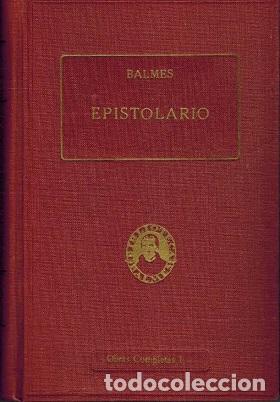 Libros: EPISTOLARIO - JAIME BALMES - Foto 1