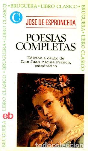 Libros: POESIAS COMPLETAS - JOSE DE ESPRONCEDA - Foto 1