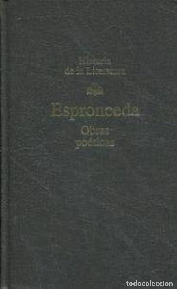 Libros: OBRAS POETICAS DE ESPRONCEDA - JOSE DE ESPRONCEDA - Foto 1